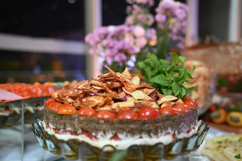 Entrada gourmet finalizada