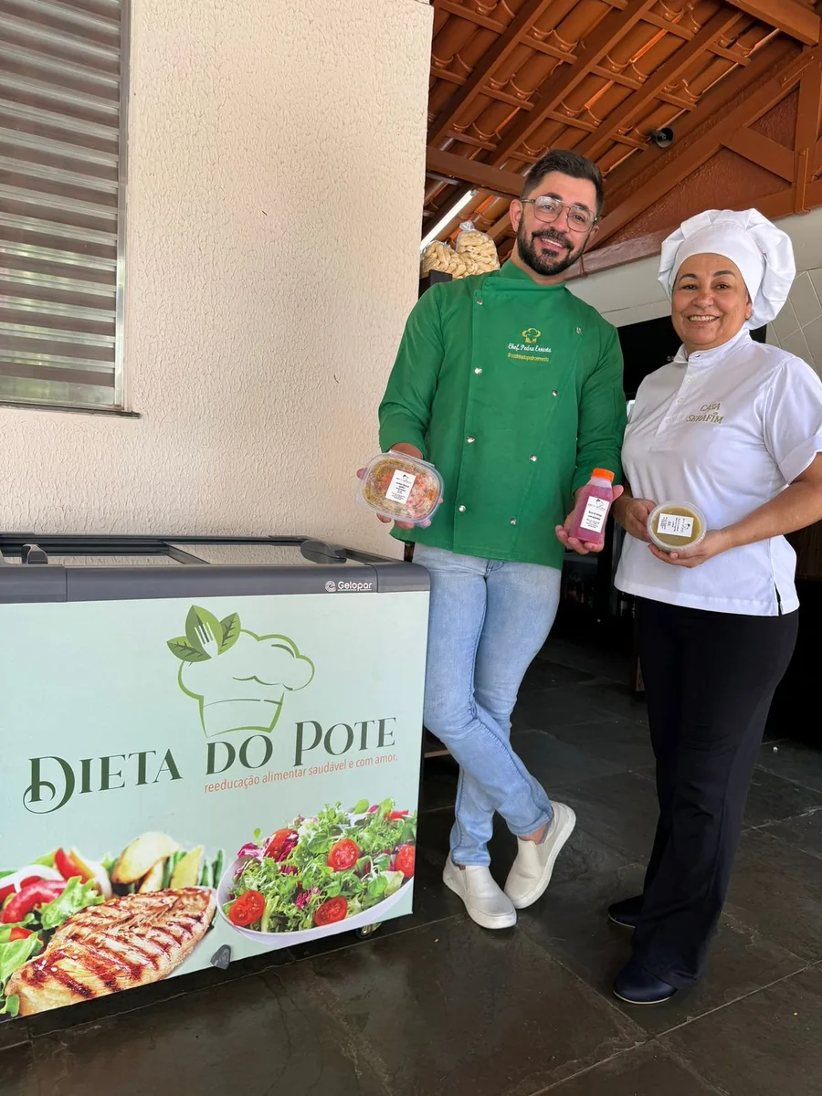 Chef Pedro Ernesto no ponto da Dieta do Pote